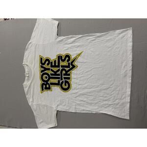 Boys like Girls Band T-shirt - Thunder Lightning Tee - XL